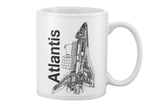 Atlantis Space Shuttle Coffee Mug - Shuttlewear